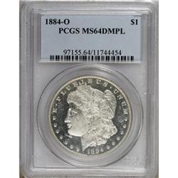 1884-O $1 Deep Mirror Prooflike MS64 PCGS