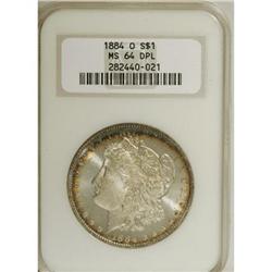 1884-O $1 Deep Mirror Prooflike MS64 NGC