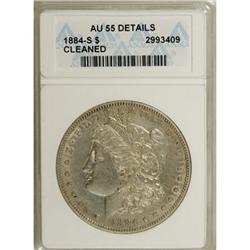 1884-S $1 AU55 ANACS