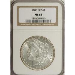 1885-CC $1 MS64 NGC