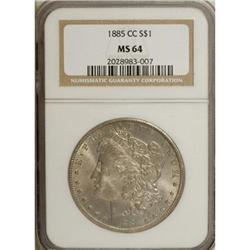 1885-CC $1 MS64 NGC