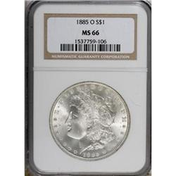 1885-O $1 MS66 NGC