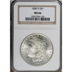 1885-O $1 MS66 NGC