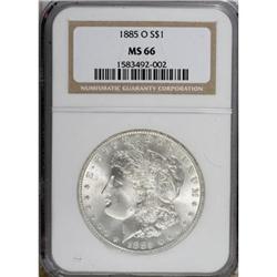 1885-O $1 MS66 NGC