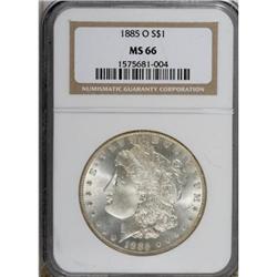 1885-O $1 MS66 NGC