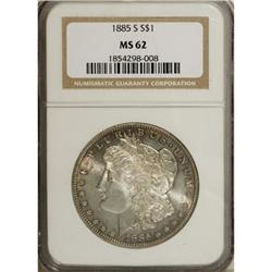 1885-S $1 MS62 NGC