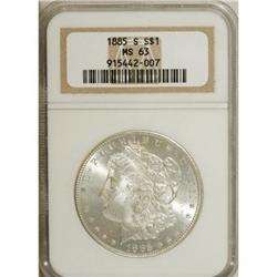 1885-S $1 MS63 NGC