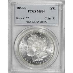 1885-S $1 MS64 PCGS