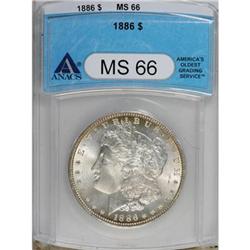 1886 $1 MS66 ANACS