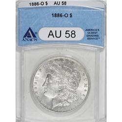 1886-O $1 AU58 ANACS