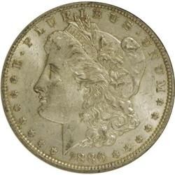 1886-O $1 AU58 NGC
