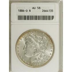 1886-O $1 AU58 ANACS