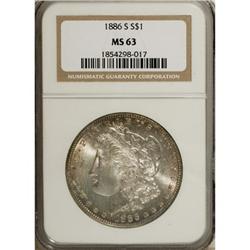 1886-S $1 MS63 NGC
