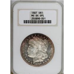 1887 $1 Deep Mirror Prooflike MS64 NGC