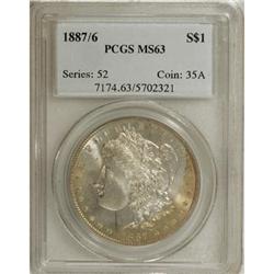 1887/6 $1 MS63 PCGS