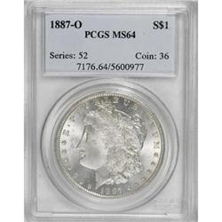 1887-O $1 MS64 PCGS