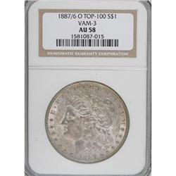 1887/6-O $1 AU58 NGC