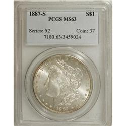 1887-S $1 MS63 PCGS