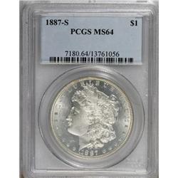 1887-S $1 MS64 PCGS