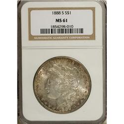1888-S $1 MS61 NGC