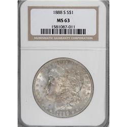 1888-S $1 MS63 NGC