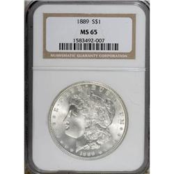 1889 $1 MS65 NGC