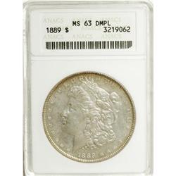1889 $1 Deep Mirror Prooflike MS63 ANACS