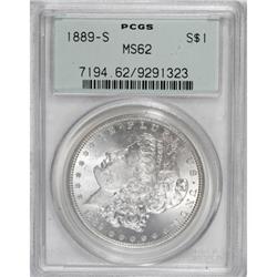 1889-S $1 MS62 PCGS