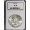 Image 1 : 1889-S $1 MS64 NGC