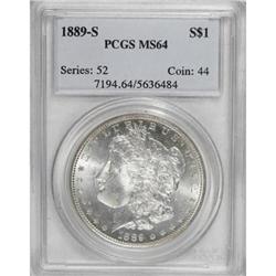 1889-S $1 MS64 PCGS