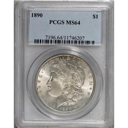 1890 $1 MS64 PCGS