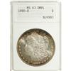 Image 1 : 1890-O $1 Deep Mirror Prooflike MS63 ANACS