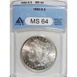 1890-S $1 MS64 ANACS