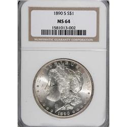 1890-S $1 MS64 NGC
