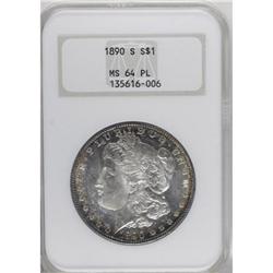 1890-S $1 Prooflike MS64 NGC