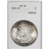 Image 1 : 1891-CC $1 MS62 ANACS