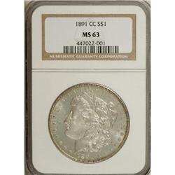 1891-CC $1 MS63 NGC