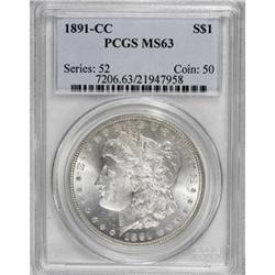 1891-CC $1 MS63 PCGS