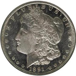 1891-CC $1 Prooflike MS62 NGC