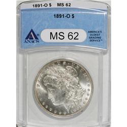 1891-O $1 MS62 ANACS