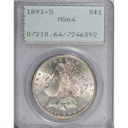 1891-S $1 MS64 PCGS