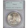 Image 1 : 1891-S $1 MS64 PCGS