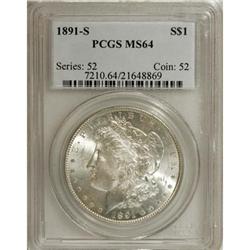 1891-S $1 MS64 PCGS
