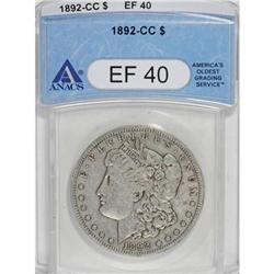 1892-CC $1 XF40 ANACS