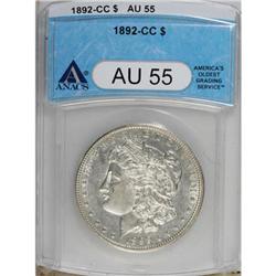 1892-CC $1 AU55 ANACS