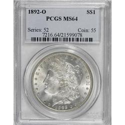 1892-O $1 MS64 PCGS