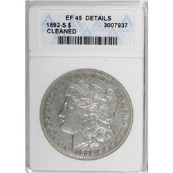 1892-S $1 XF45 ANACS