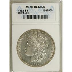 1892-S $1 AU50 ANACS