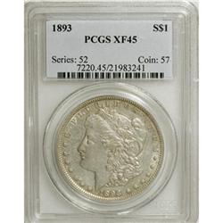 1893 $1 XF45 PCGS