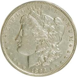 1893 $1 AU53 ANACS